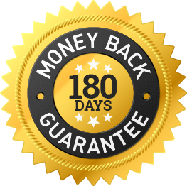 Money back guarantee seal